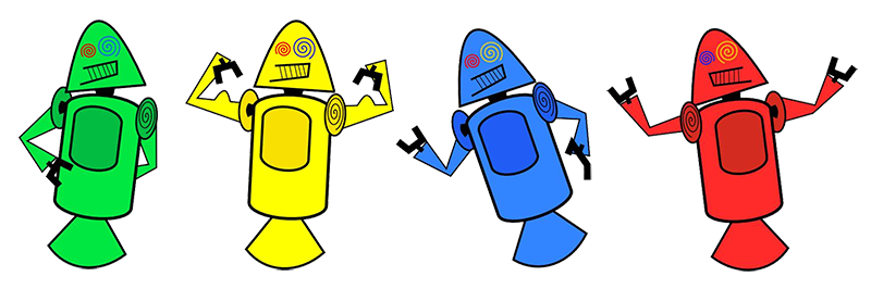 imagem do primeiro mascote do Android
